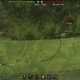 Peeking through some transparent foliage to take some shots at an exposed medium tank driving across open ground.